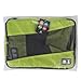 BAGSMART 3 Set Packing Cubes Travel Luggage Packing Organizers, Green
