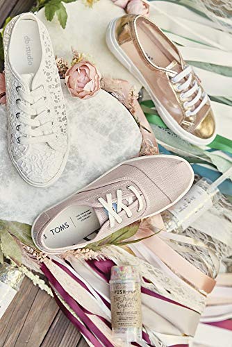 David's Bridal Lace Crochet Sneakers Style Carrson, White, 11 - Thumbnail 4
