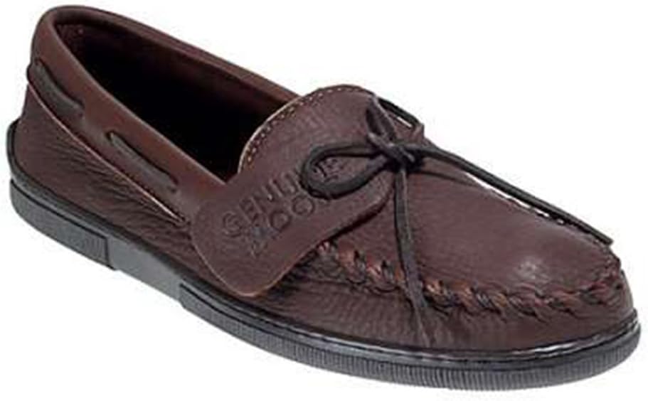 Men's Minnetonka Moccasins (#892) | Color Chocolate Moose | Men's Slip-On Moccasin