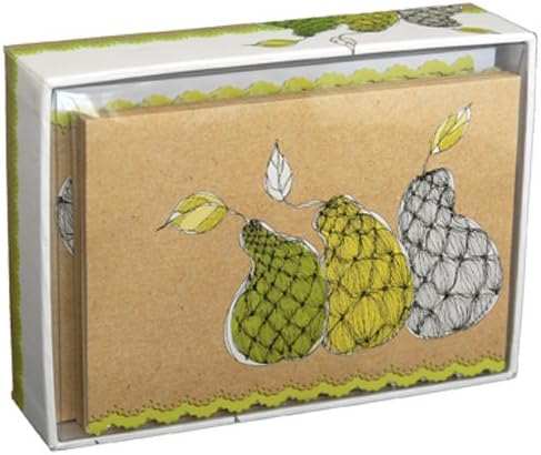 Padded Pears - Pictura Box of 14 Blank Note Cards