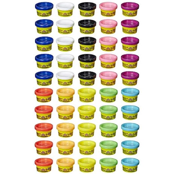 play doh 50 mini latas