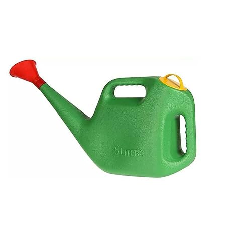 TrustBasket Garden Watering Can (Green 5L) Indoor and Outdoor Garden Usage Watering Can