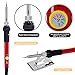 Wood Burning Kit, 71 PCS Soldering Iron Set, Pyrography Pen, Head Transforms Soldering/Carving/Embossing, Temperature Adjustment 110V/60W