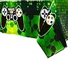 WERNNSAI Articles de Fête Thème du Jeu – 1 PCS 110 x 180 CM Nappe Jetable de Video Game Imprimé Plastique, Accessoires…