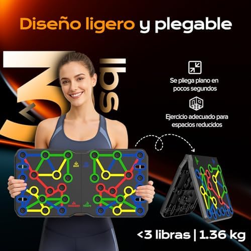Tábua de flexão 30 em 2, tábua portátil para flexões, suporte multifuncional para homens e mulheres, equipamentos para o peito e braços para exercício e ginásio em casa