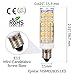 Simba Lighting LED E11 T6 Mini-Candelabra JD Light Bulb 5W 40W to 50W Halogen Replacement (4 Pack) 88SMD2835 Corn JDE11 120V for Chandeliers, Sconce, Cabinet Lighting, Soft White 3000K, Dimmable