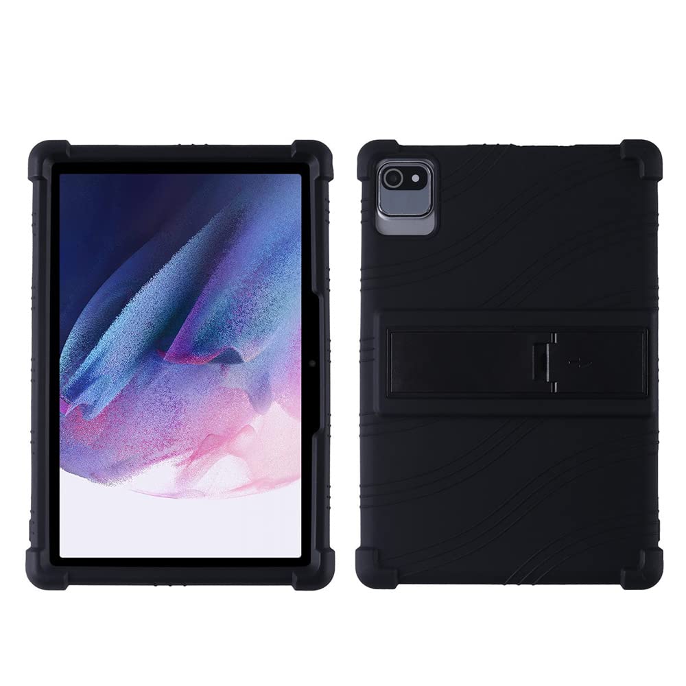 FKQLH Case for MB1001 Tablet 10.1, Silicone Protective Cover for Moderness MB1001/Okaysea 10.1 Tablet,for HAPPYBE/ANYLAKE/Freeski OLEXEX Bestski/Velorim/CZZ/ZZB 10 inch, Black