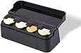 Vaygway Car Coin Change Holder- Black Mini Storage Coin Organizer-Universal Car Money Meter Dispenser