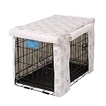 Crate Covers and More Double Door 36 Pet Crate Cover, Madison Bella Twill with Hayes Stripe