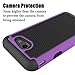 Galaxy J3 Emerge Case,Galaxy J3 Prime Case,Galaxy J3 Luna Pro Case,J3 Eclipse Case,Galaxy Express/Amp Prime 2 Case,Asmart Armor Defender Cover Protective Phone Case for Samsung Galaxy J3 2017, Purple