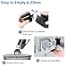 Handheld Vacuum, HOKEKI 6KPA Cordless Hand Vacuum Cleaner Rechargeable Hand Vac, LED Light 120W Stronger Cyclonic Suction Lightweight Wet/Dry Vacuum for Home Pet Hair Car Cleaning