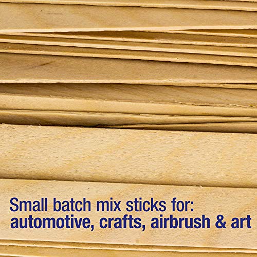 TCP Global Wood Paint Mixing Sticks 50 Pack Automotive, Crafts