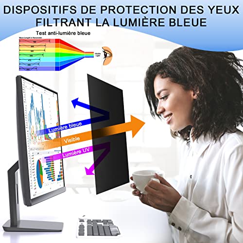 Mamol - Privacy Filter 23.8 inch Laptop Screen Protector 23.8 Inch PC Screen Protector 16:9 Widescreen Computer Monitor