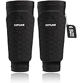 Soccer Shin Guards for Kids Youth Adults, Ski Shin Guards Sleeves for 2-18 Years Old Boys Girls Men, Calf Compression Sleeve with Honeycomb Pads, Espinilleras de Futbol para Hombres