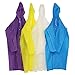 LJY 4 Pieces Reusable Raincoat Rain Ponchos with Hoods and Sleeves for Adults, Color Assorted