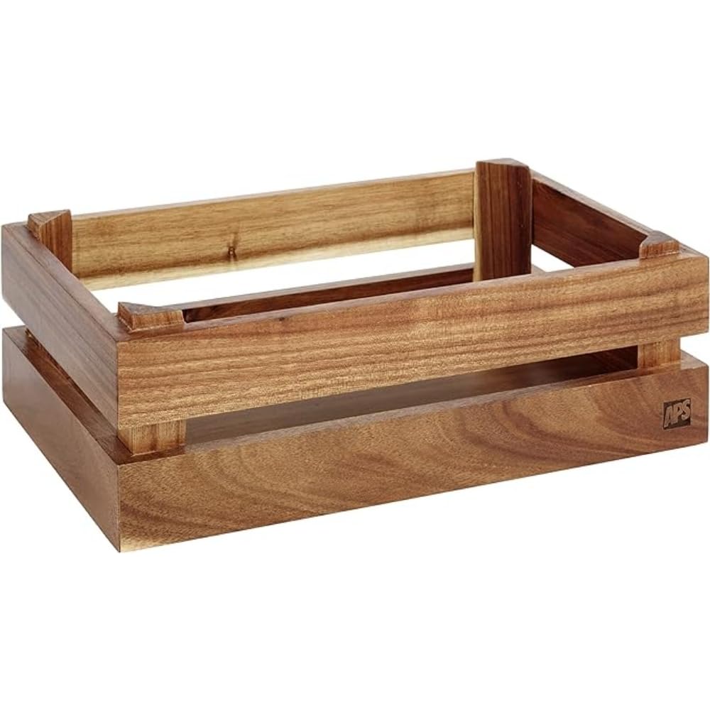 APS Superbox Buffet Crate Acacia GN1/4 185(W) x 290(L) mm | 7 1/4 x 11 2/3"