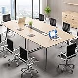 YITAHOME 8FT Conference Table with Power