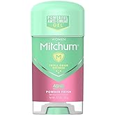 Mitchum Gel Anti-Perspirant Deodorant, Triple Odor Defense for Women, Powder Fresh, 2.25 Oz - 4 Pack