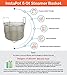 Instant Perrrt! | Premium Steamer Basket | Perfectly Prepares Vegetables, Eggs, Meats & More | Instant Pot Pressure Cooker Accessory | Stainless Steel & Dishwasher Safe | 6 Quart