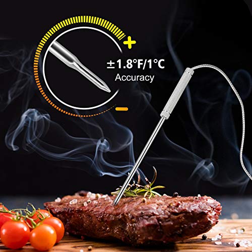 Wireless Meat Thermometer for Grilling Smoking Kitchen Food Cooking