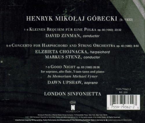 Kleines Requiem fur eine Polka / Concerto for Harpsichord and String Orchestra / Good Night - Image 3