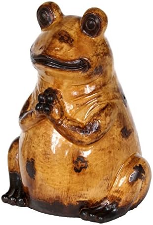 Privilege International 34336 Ceramic Frog, Medium, Yellow