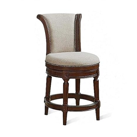 Amazon Com Towero Light Luxury Bar Chair Rotating Round Bar