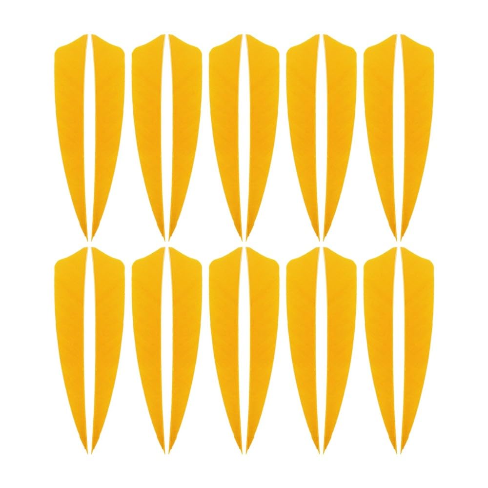 DONGKER Archery Fletchings,20pcs 4" Arrows Turkey Feather Fletching Vanes for DIY Archery Hunting,Target,Shooting