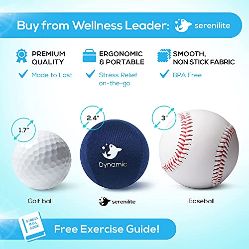 Serenilite Hand Therapy Exercise Stress Ball Bundle Stress Ball 2.0