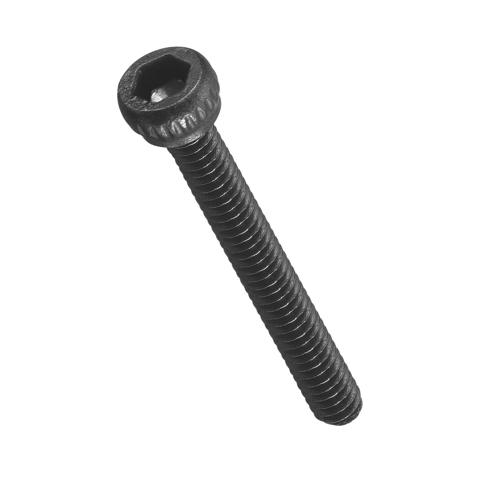 METALLIXITY Socket Head Cap Screws(M1.6-0.35x12mm)50Pcs, Carbon Steel Allen Socket Drive DIN912/ISO4762 Metric Oxide - Machine Grade 12.9 Internal Hex Screw UNC Coarse, Black — image 1