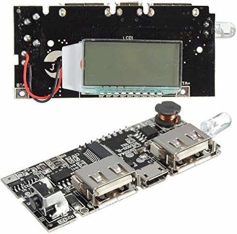 SuperiPB Dual USB 5V 1A 2.1A Mobile Power Bank 18650 Battery Charger PCB Power Module Accessories For Phone DIY New LED LCD Module Board
