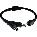 ESUMIC DC Power Female to Male Splitter Adapter Cable for LED Strip Light