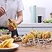 Taco Holder, Taco Rack Holders ,Good Taco Shell Holder Stand on Table , Hold 4 or 5 Hard or Soft Shell Tacos, Safe for Baking taco Truck Tray- Set of 4
