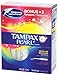 Tampax Pearl Tampons with Plastic Applicator, Regular Absorbency, Scented, 18 Count (Pack of 1)