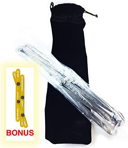 Swimmerpup Angleizer Stainless Steel Metal Template Measuring Tool comes with bonus Angle-izer 12.9 x 2.67 x 1.5 inches