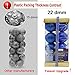 Yoland Christmas Ball Shatterproof Painting Hangings Festive Decoration Party Tree Pendants Ornaments for Garden, Party, Indoor and Outdoor Décor Pack of 16pcs (60mm/2.36