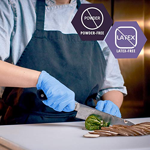 MED PRIDE NitriPride NitrileVinyl Blend Exam Gloves, Medium 100 Powder Free, Latex Free