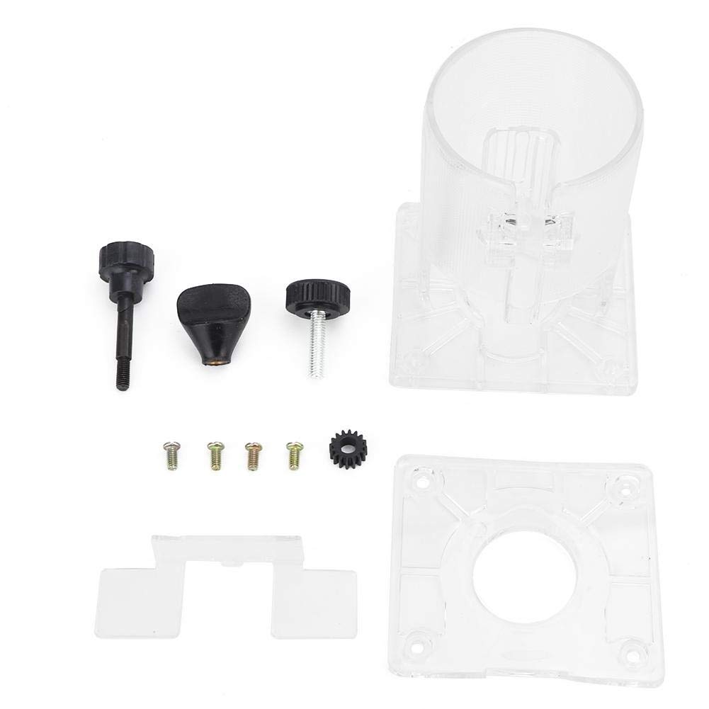 Woodworking Trimmer Router Transparent Plastic Base Power Tool Protective Accessory Trimmer Hard Base (Thickened)