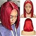 BESFOR Bob Human Hair Wigs Lace Front, HD Transparent 13x4 Short Lace Wigs 12inch Silky Straight Bob Wigs for Black Women 150% Density Lace Front Wigs Human Hair with Pre Plucked Natural Hairline