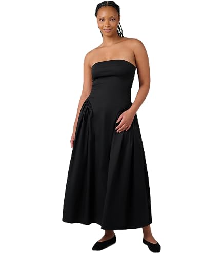 weworewhat halter ruffle maxi dress WEWOREWHAT-Ruffle Bib Dress-Duchess Satin-Black-Xs at Amazon Women's Clothing store sexy long dresses