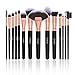 BESTOPE 14pcs Makeup Brushes Premium Synthetic Kabuki Makeup Brush Set Foundation Blending Brush Contour Concealer Eye Shadows Eyeliner Face Powder Brush Cosmetic Beauty Tools(Rose Golden)