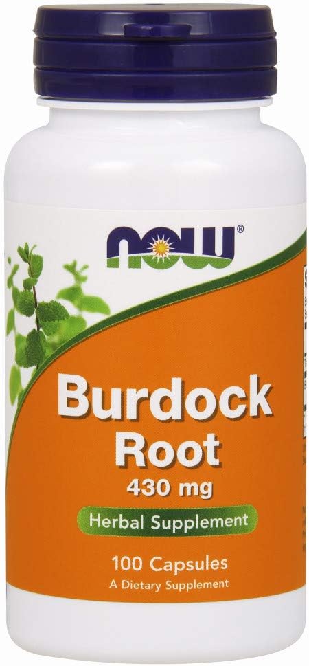 NOW Supplements, Burdock Root (Arctium lappa)430 mg, 100 Capsules