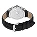 Stuhrling Original Mens Leather Watch Black Watch - Mens Dress Watches Swiss Quartz Analog Date Wrist Watch for Men - Stainless Steel Mens Designer Watch Dress Watches for Men
