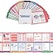 Scrubcheats 56 Heavy Duty Laminated Nursing Reference Cards by NRSNG (4X6 Fits in Scrub Pocket) (MedSurg, Critical Care, Pharmacology, OB/Peds, Respiratory, Cardiac) Waterproof, Splash Proof