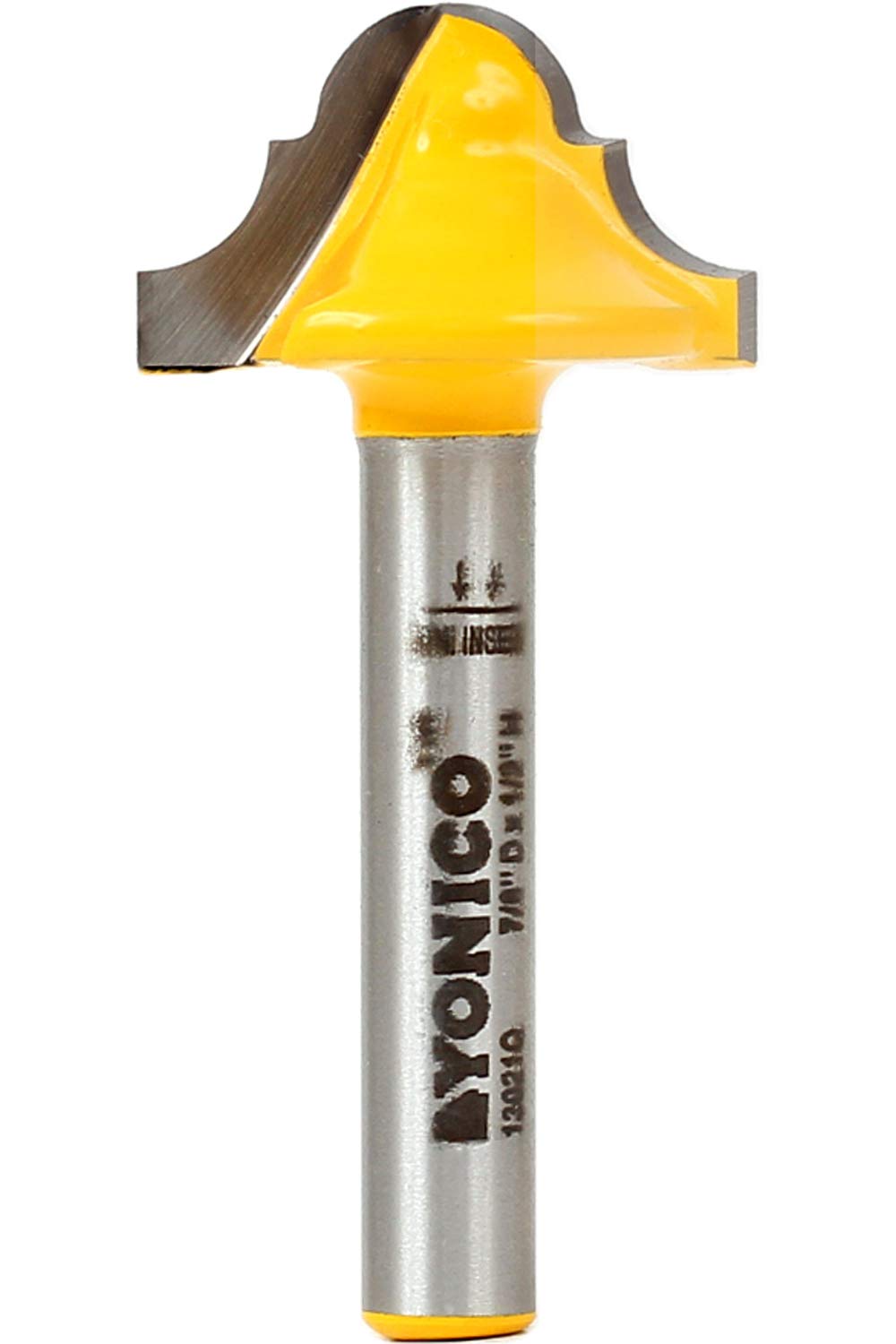 Yonico 13021q 3/16-Inch Radius Double Roman Ogee Groove Router Bit 1/4-Inch Shank