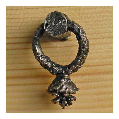 Timberbronze53 Ring Lodgepole Pine Cone Drawer Pull Basic Patina