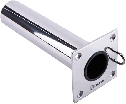 Amazon ロッドホルダー ステンレス製 埋め込み型ロッドホルダー 船ボート用品 Sozoki 竿掛け ロッドホルダー