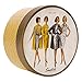 Simplicity Vintage Fashion 1960's Round Sewing Storage Box, 7.25'' W x 7.25'' L x 3.75'' H