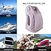 Inflatable Travel Pillow with Ergonomic Head Neck Shoulder Support – Comes with Eye Mask Ear Plugs Carry Bag Portable for long haul flights on airplanes buses cars trains Comfortable Pain Free Sleep