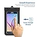 Waterproof Case, TETHYS Universal Protective Waterproof Bag [Ultrapouch] for Smartphone iPhone 6S 6, iPhone 5S 5C 5 4S, Galaxy S6, S6 Edge S5 [Black] Fit Up to 5.3 inch Diagonal